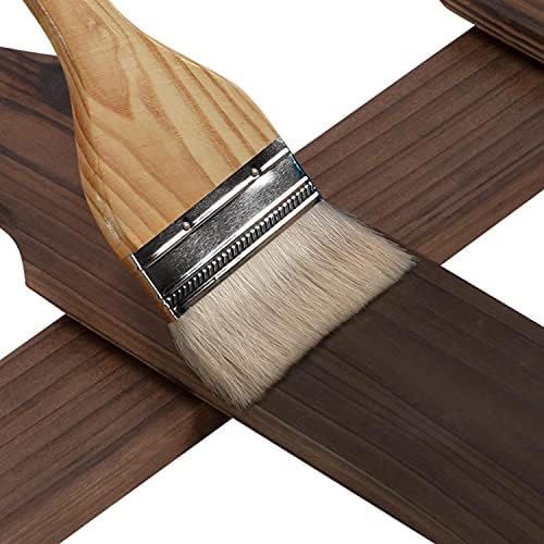 Yaheetech 355in Wooden Picket Fence Panels for Garden Beds,Dark Brown - Image 5
