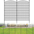 10 Panel No Dig Decorative Garden Fence 48" H x 22.6'L Outdoor Dog Barrier by Bilibompa