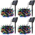 [4 Pack] Solar String Lights Multicolored, 480 LED 157FT Solar Twinkle Light Outdoor with 8 Modes & Memory Function, Waterproof Chrismas Lights for Xmas Tree Party Decorations by SINGCHUNGTE