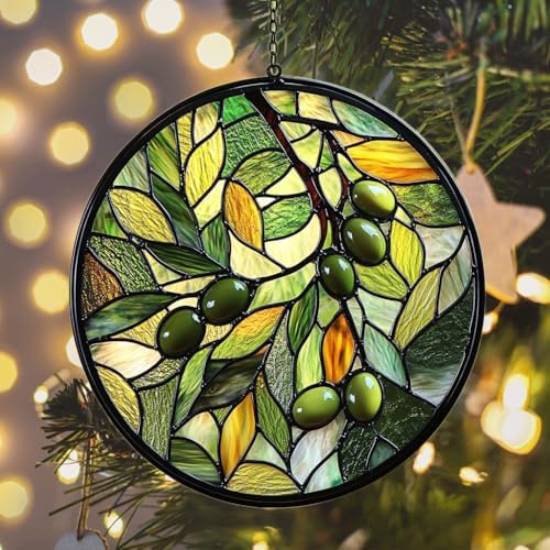 Olive Branch Acrylic Suncatcher - Image 6