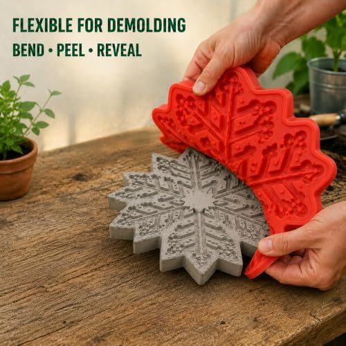 Outdoor Sunflower Stepping Stone Mold for Concrete - Image 4