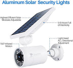 Solar Motion Sensor Light Outdoor Waterproof of 2, Solar Motion Lights Aluminum Cameras Fill Flood Security Spotlights for Deck Yard Fence Patio Stairs Garden Camp - Image 3