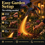 2027 New Solar Dragon Fire Garden Light, Dragon Garden Statue Stake with Breathing Fiber Optic Flame, Weatherproof Solar Outdoor Decor for Lawn, Pathway, Flower Bed & Patio (2PCS) - Image 6
