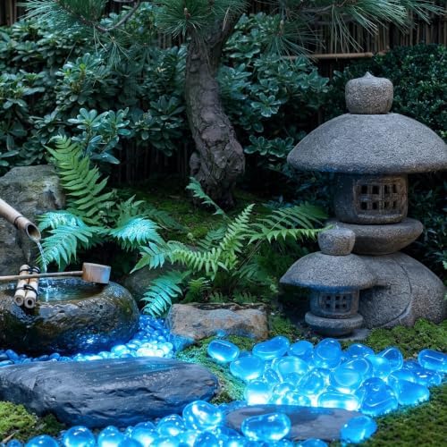 30-Pack Glow in the Dark Rocks, 1.77" Resin Outdoor Garden - Image 7