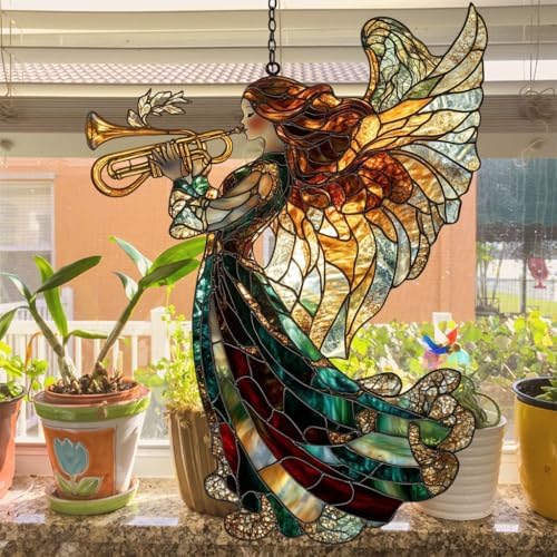 Angel Acrylic Suncatcher - Image 4