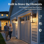 Bronze Porch Light, Dusk to Dawn Wall Mount Outdoor Light - Image 6