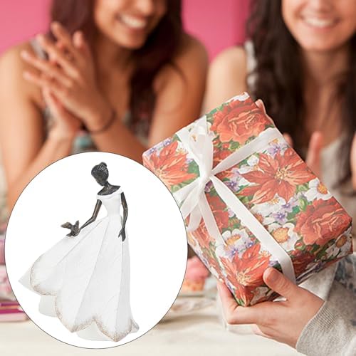Guichifun Fairy Statue, White, 8.5 x 5.25 x 12 Inch - Image 3