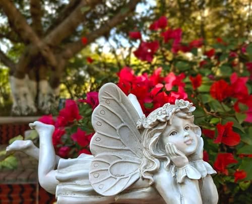 MeritMode Fairy Garden Figurines - Angel Statue with Butterfly - Image 6