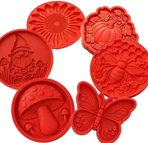 Reusable Sunflower Stepping Stone Mold, Large 15.7inch Cement Mould by Unknown