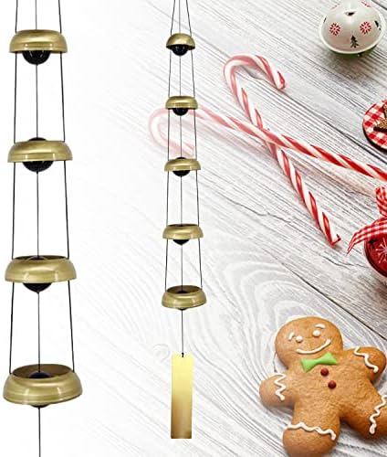 Copper Wind Chimes, Temple Wind Chime,Feng Shui Wind Chimes for Home Yard Outdoor Decoration by Astarin