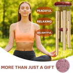 Personalized Mom Memorial Wind Chime – “Every Time You Listen to The Wind” Custom Names Tribute – Sympathy Gift for Loss of a Beloved Parent – Outdoor Remembrance Hanging Windchime for Loving Memory - Image 6