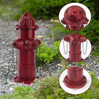 Teaeeno Retro Puppy Training Fire Hydrant for Dogs,Resin Outdoor Statue for Small Dogs, Pee Post Aid & Delightful Outdoor Garden Decor, Dog Statue with Pee Post, Hand-Painted,Weather,Outdoor Ornament - Image 5