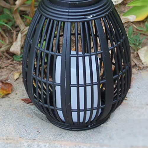Solar Lantern Outdoor , Decorative Rattan Solar Lantern Outdoor Light, for Garden Patio Yard Tabletop Decoration, Outside Hanging Rattan Light - Image 7
