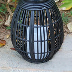 Solar Lantern Outdoor , Decorative Rattan Solar Lantern Outdoor Light, for Garden Patio Yard Tabletop Decoration, Outside Hanging Rattan Light - Image 7
