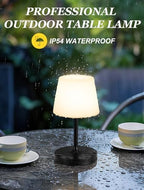Shower Lamp IP54 Waterproof, Cordless Rechargeable Table Lamp, Outdoor Use - Image 5