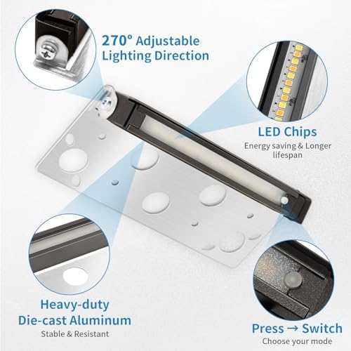 mw 8 Pack 7 Inch Retaining Wall Lights,5W LED Hardscape Lighting,200LM 2700K-5000K 5CCT Outdoor Step Lights,IP65 Waterproof 12V-24V Low Voltage Landscape Lights for Patio Walls Stairs,ETL Certified - Image 7