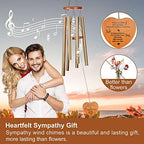 Wind Chimes for Outside,30" Large Deep Tone Sympathy Chimes, Memorial Loss of Loved One Mother Father, Meaningful Bereavement/Memorial/Sympathy Gift in Memory a one - Image 3