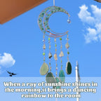 Boho Crystal Suncatchers for Window Moon Tree of Life Sun Catcher - Image 6