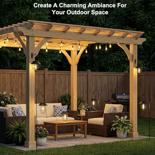 Solar Lanterns Outdoor Waterproof,2 Pack Hanging Solar Lights - Image 7