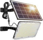 JACKYLED 1000 Lumens 299 LED Solar Lights Outdoor Bright Solar Black 1 Pack by JACKYLED