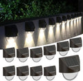Solar Step Lights Outdoor, Solar Powered Stair Lights Outdoor Waterproof for Front Step, Yard, Patio, Porch, Fence and Deck Decor (12) by AZIRIER