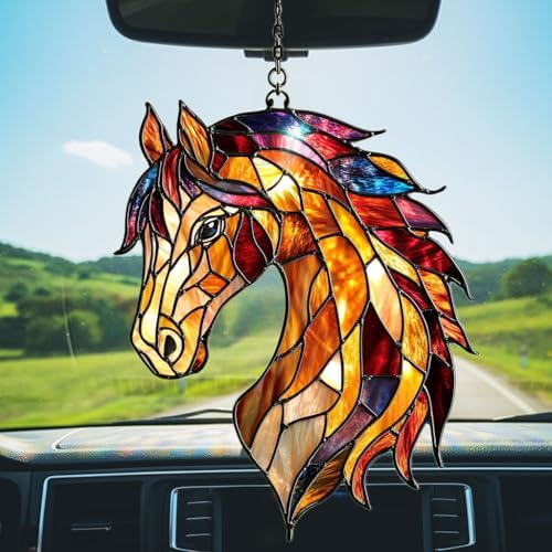 Radiant Horse Mosaic Effect Acrylic Suncatcher - Image 5