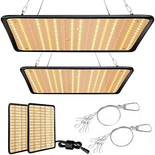 200W LED Grow Light - Full Spectrum, Plant Growing Lamp for Indoor Plants, Greenhouse, Grow Tent, Hydroponics by SERWING