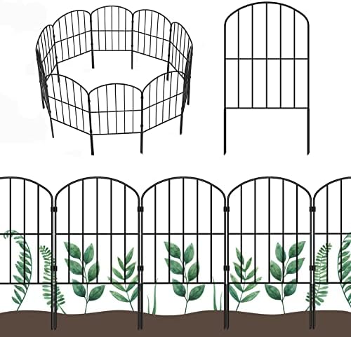 Decorative Garden Fence Fencing, 27ft (L) x 24in (H) Animal Barrier for Dog by OUSHENG
