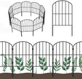 Decorative Garden Fence Fencing, 27ft (L) x 24in (H) Animal Barrier for Dog by OUSHENG