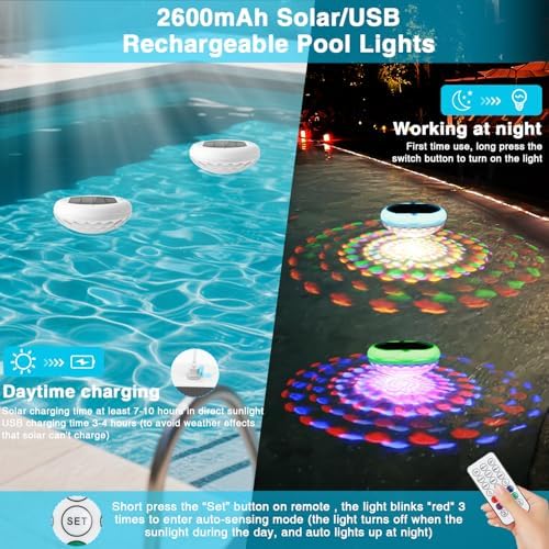 BOXPSII Pool Lights 4 Pack, for Inground Pool, Above Ground Pools - Image 2