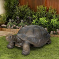 SKYFIRE Large Turtle Statues for Garden - 29.5' x 15.7' x 11.8' Fiber Reinforced Concrete Figurines, Garden Sculptures & Statues for Outdoors, Lawn, Yard, Indoor - Tortoise Outdoor Decor by SKYFIRE