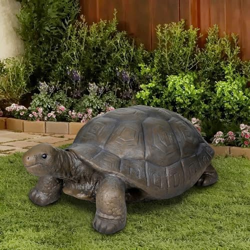 SKYFIRE Large Turtle Statues for Garden - 29.5' x 15.7' x 11.8' Fiber Reinforced Concrete Figurines, Garden Sculptures & Statues for Outdoors, Lawn, Yard, Indoor - Tortoise Outdoor Decor by SKYFIRE
