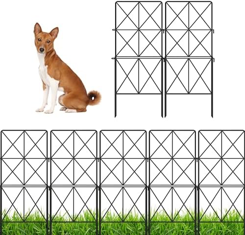 ShopLaLa Decorative Garden Fences (10 Panels) 12.5inx31in Metal Fencing by ShopLaLa