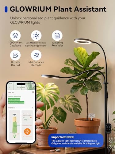GLOWRIUM Grow Lights for Indoor Plants,Full Spectrum Plant Light with Stand - Image 3
