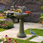 Sunlinua 24H Bird Bath Outdoor Water Fountain with Solar Pump - Image 5