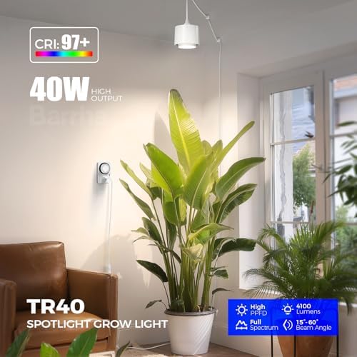 Barrina TR40 Hanging Plant Lights for Indoor Plant, 40W 4000K Full Spectrum - Image 2