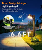 ELECLINK 8 Pack Solar Pathway Lights Outdoor, Adjustable Solar Powered Garden Lights with Bigger LED Lens, Auto On/Off Outdoor Waterproof Solar Lights for Yard Patio Lawn Sidewalk Walkway Driveway - Image 2