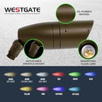 Westgate RGBW LED Spot Light - Oil-Rubbed Bronze, Push-Button 3CCT, 12-24V, Deck, Driveway, Landscape, Recessed Lighting, Can Lights, Pot Lights, Outdoor, Dimmable, High Hats, Garden, Patio, Accent - Image 6