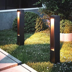 31.5 Inch Modern Landscape Path Light Outdoor LED Pathway Light IP54 Waterproof Bollard Lighting Fixture 3000K Black Square Aluminum Garden Lawn Lamp for Patio Porch Courtyard Driveway - Image 6