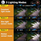 btfarm 8 Pack Solar Lights Outdoor Waterproof, Motion Sensor Outdoor Lights - Image 3