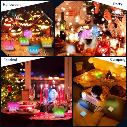 LOFTEK Pool Lights, Rechargeable & Magnetic Submersible LED Lights w/Remote - Image 2