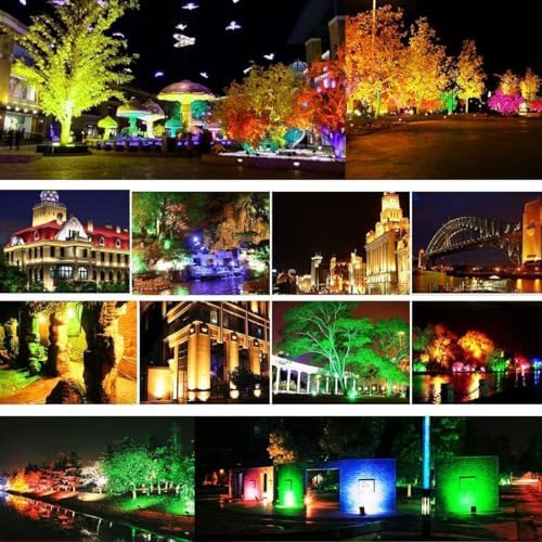 DMX Flood Lights,DMX512 led Pixel Flood Light, 12W-RGBW addressable DMX floodlight, DC12-24V Input IP65, for Outdoor Decorative/Garden/Stage Lighting/Christmas Party (1PCS-DMX-RGBWW(3000K)) - Image 5