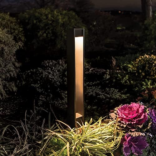 WAC Landscape Lighting, Gate LED 12V Bollard Light 2700K Warm Built-in LED in Bronze - Image 5