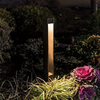 WAC Landscape Lighting, Gate LED 12V Bollard Light 2700K Warm Built-in LED in Bronze - Image 5