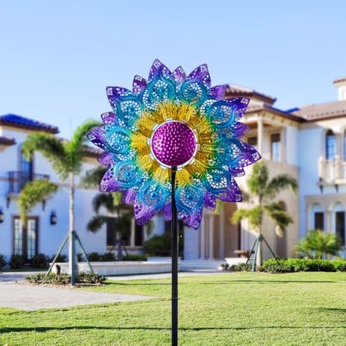 Large Wind Spinners Outdoor 82.8 Inch,Wind Spinner for Yard & Garden - Image 6