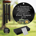 Tractor Memorial Wind Chime Personalized, Custom Name Farmer Sympathy Gift, in Remembrance Farm Life Gift, Bereavement Outdoor Windchimes Garden Decor Soothing Tones by AlpadilCo
