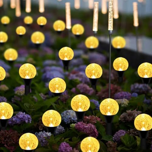 Ciieeo Xmas Solar Lawn Light Outdoor Decorative Ball Path Lamp for Yard - Image 4