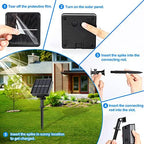 4-Pack Solar Fairy Lights Outdoor, Extra-Long 288FT 800LED String Lights - Image 3