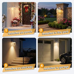 LIT-PaTH Outdoor Wall Light Fixture, Aluminum, LED 3000K, White, 1 Pack - Image 5