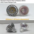 MR16 Led Bulbs GU5.3 12volt Low Voltage 7W 6000K Daylight White - Image 2